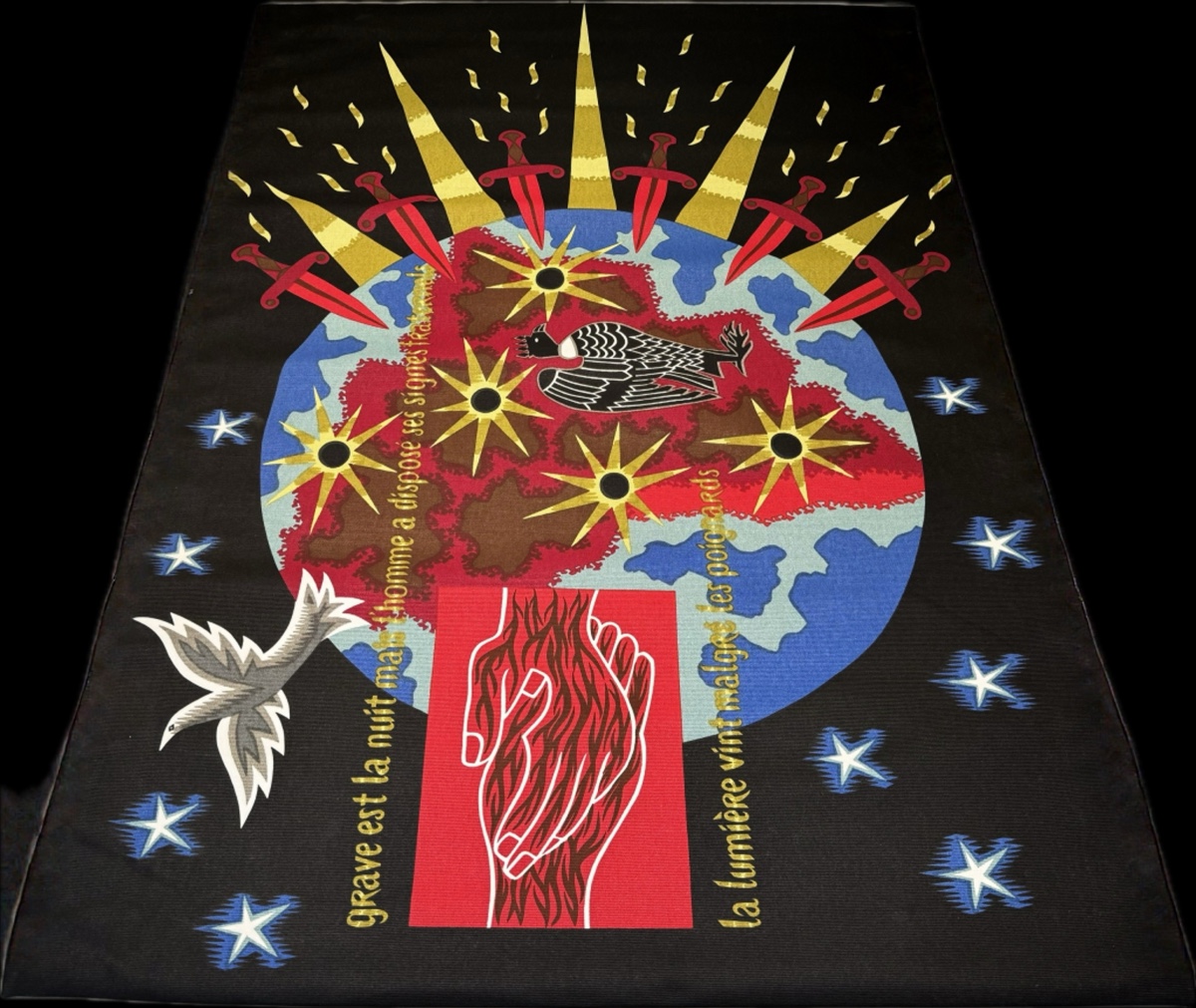 Tapestry Serigraphy Jean Picart Le Doux-photo-4