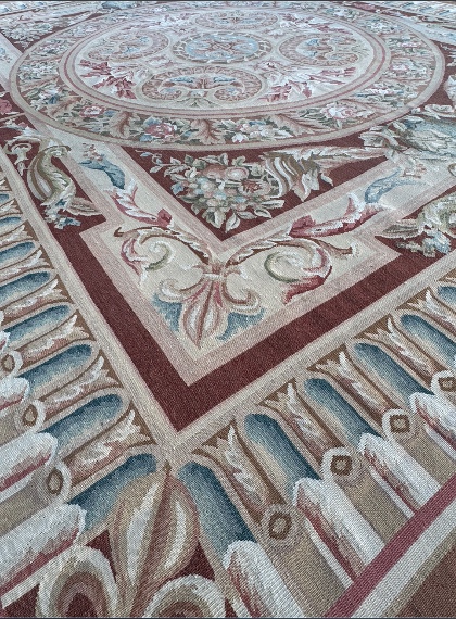 Aubusson-style Knotted Rug, 312x245 Cm-photo-4