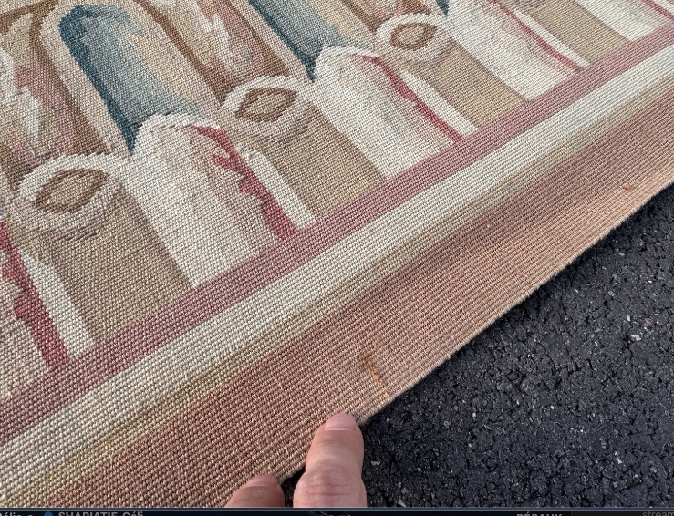 Aubusson-style Knotted Rug, 312x245 Cm-photo-7