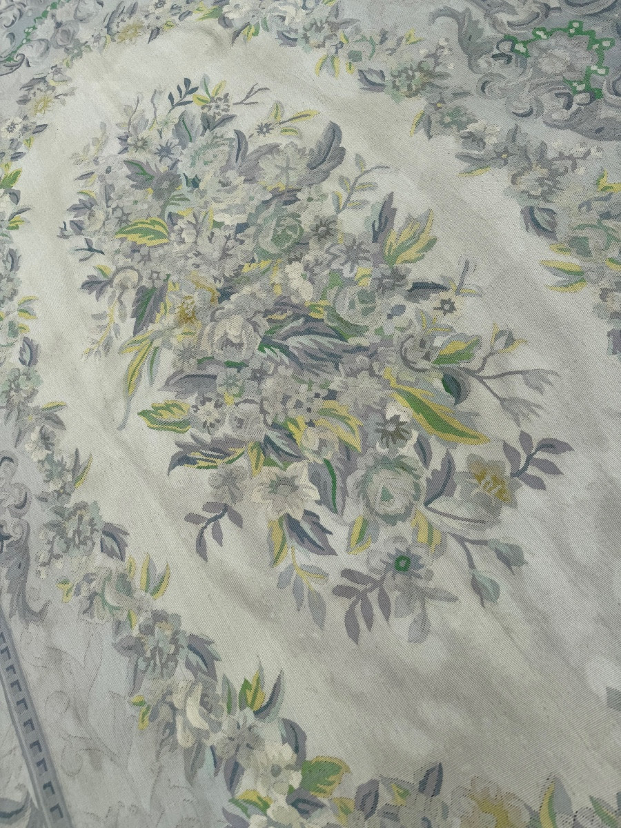 Aubusson-style Knotted Rug, 350x260 Cm-photo-4