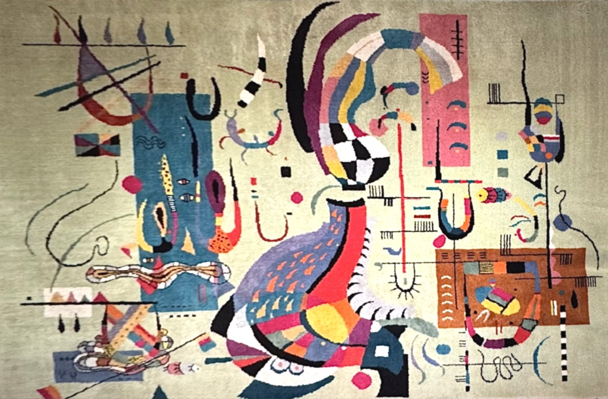 Abstract Art Rug After Kandinsky 220x170 Cm -photo-2