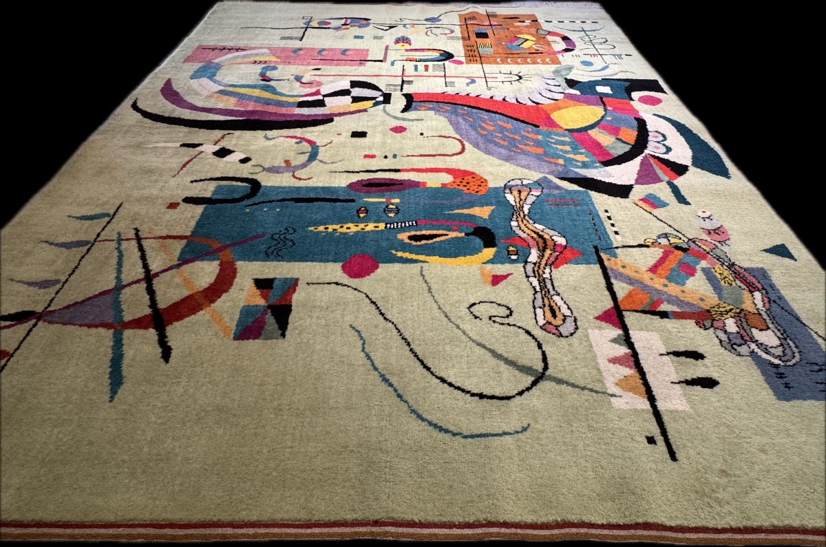 Abstract Art Rug After Kandinsky 220x170 Cm -photo-4
