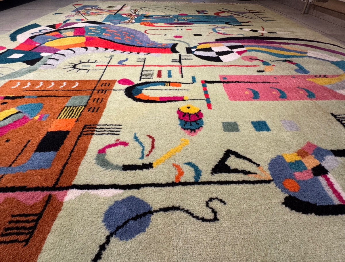 Abstract Art Rug After Kandinsky 220x170 Cm -photo-4