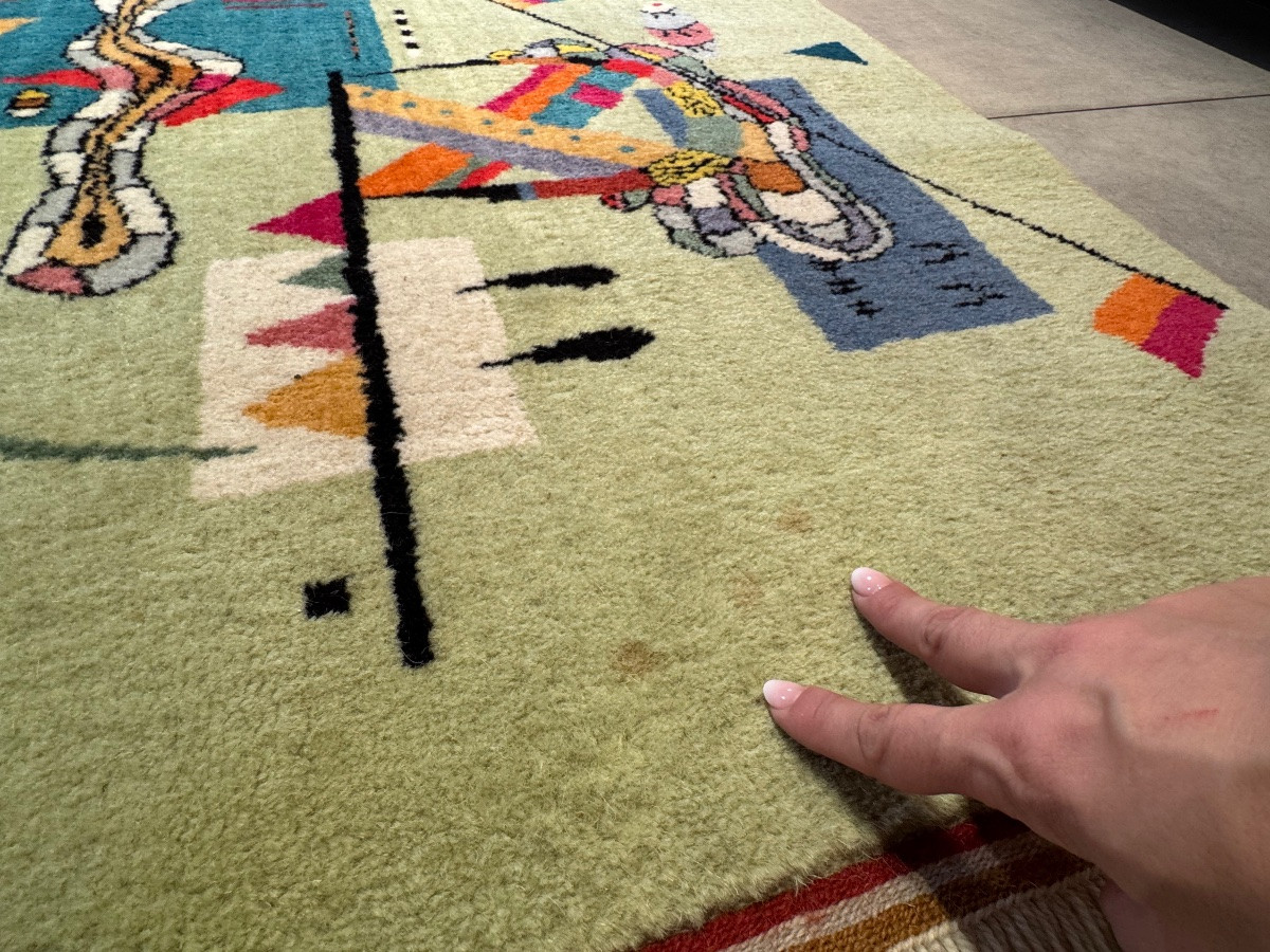 Abstract Art Rug After Kandinsky 220x170 Cm -photo-5