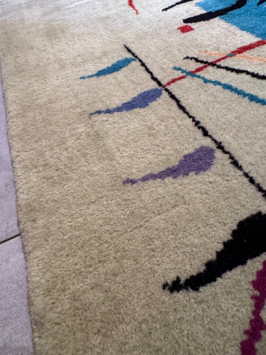 Abstract Art Rug After Kandinsky 220x170 Cm -photo-6