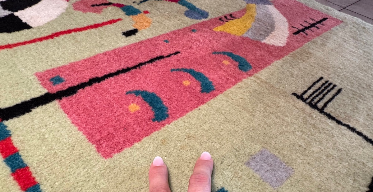 Abstract Art Rug After Kandinsky 220x170 Cm -photo-7