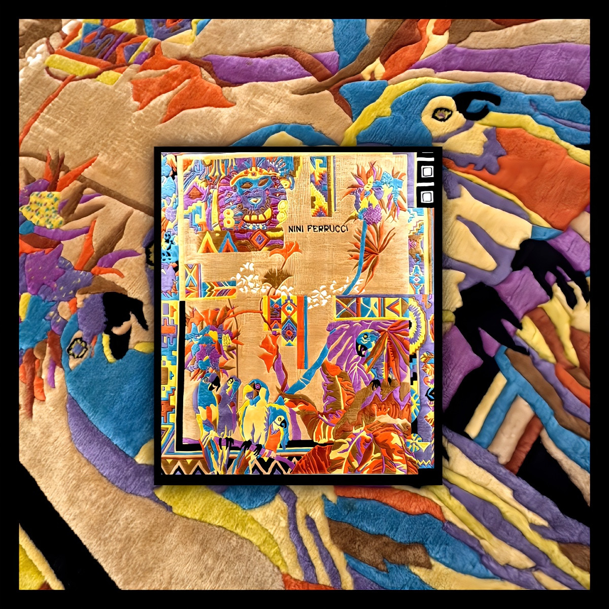 Modern Rug Signed Nini Ferrucci 240x205 Cm