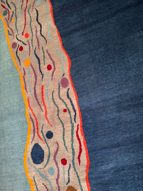 Nepalese Rug Blue 230x165 Cm-photo-4