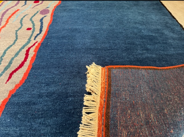 Nepalese Rug Blue 230x165 Cm-photo-6