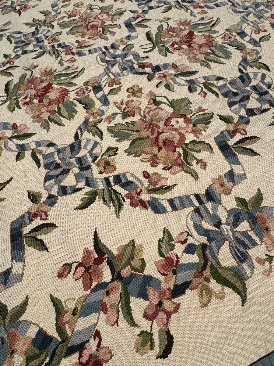 Tapis Français au petit point 374x320 cm -photo-3