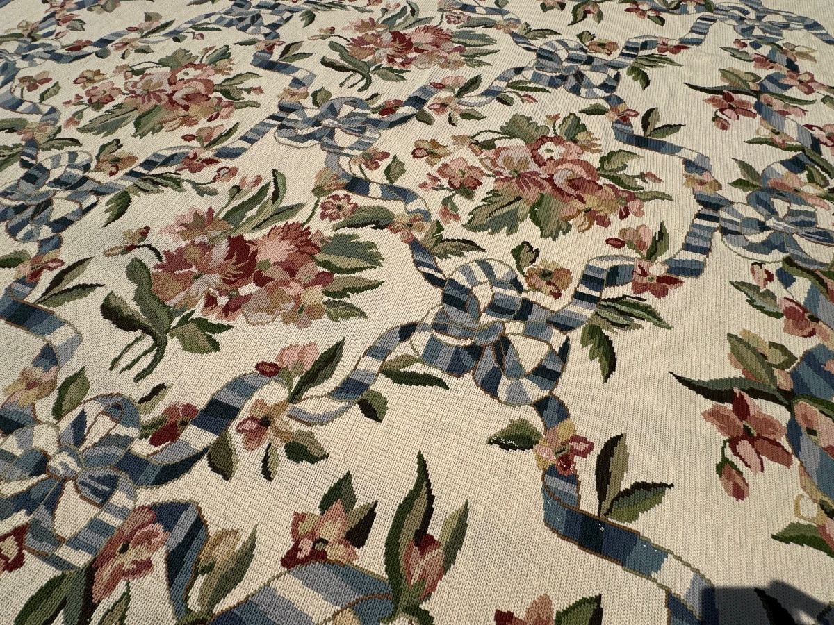 Tapis Français au petit point 374x320 cm -photo-4