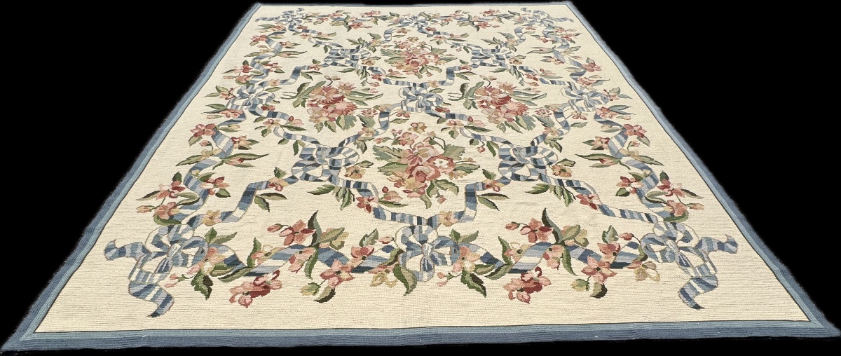 Tapis Français au petit point 374x320 cm -photo-1