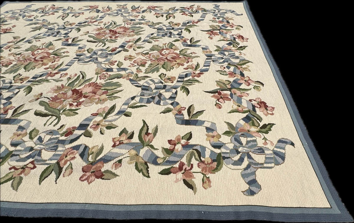 Tapis Français au petit point 374x320 cm -photo-2