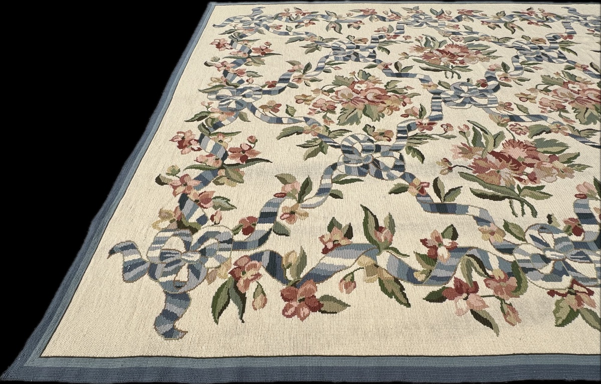 Tapis Français au petit point 374x320 cm -photo-4