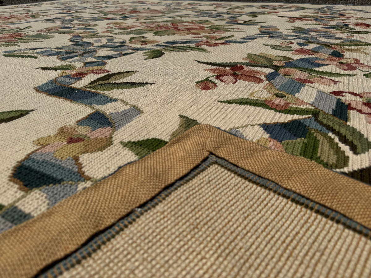 Tapis Français au petit point 374x320 cm -photo-8