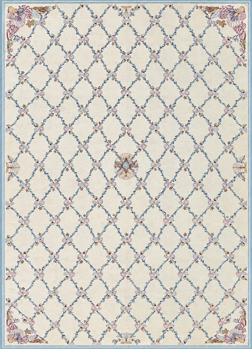 Tapis aux petits points dans le goût d' Aubusson 500x280 cm-photo-2