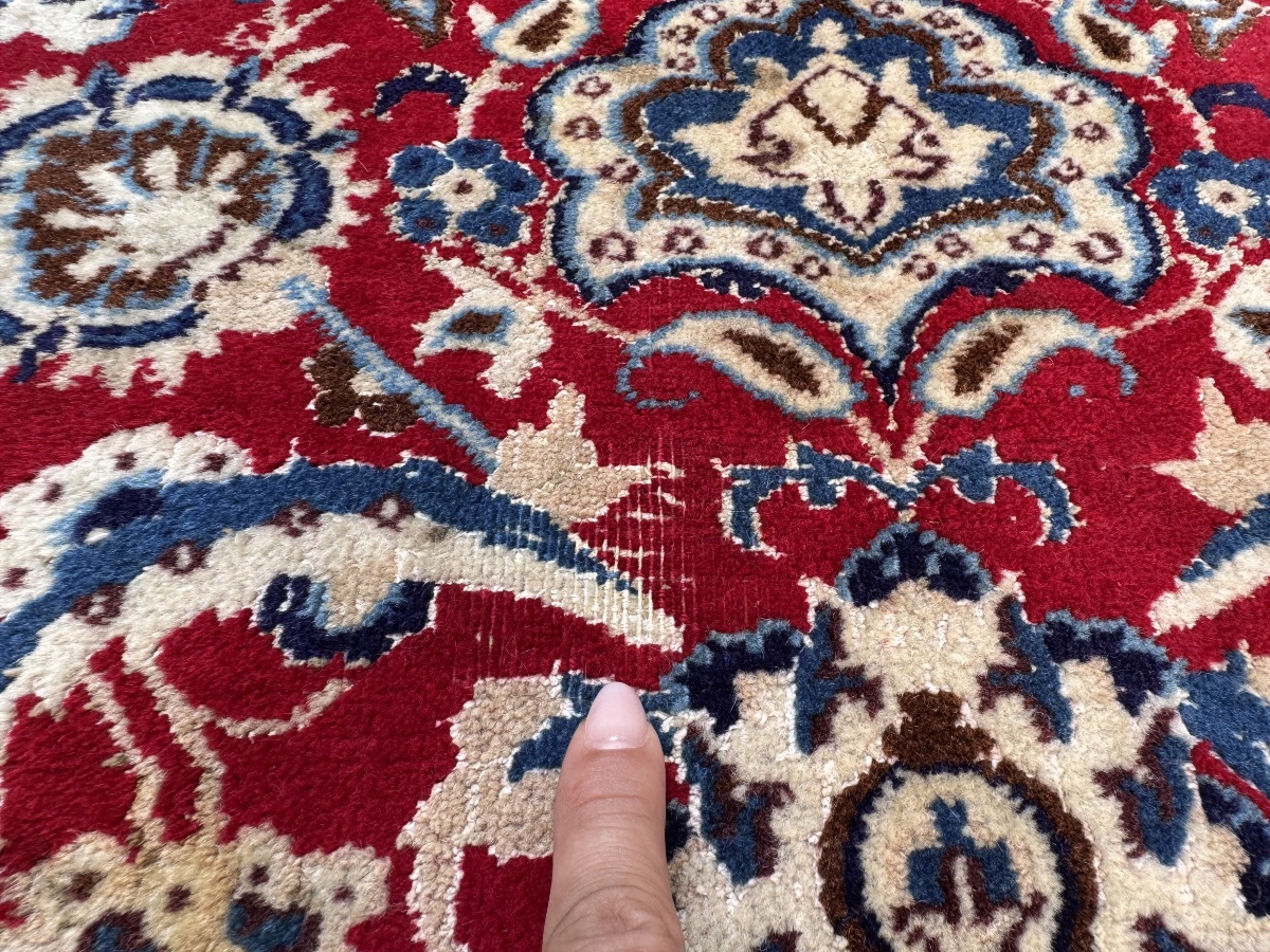 Persian Rug Naïn Wool And Silk 300x200 Cm-photo-6