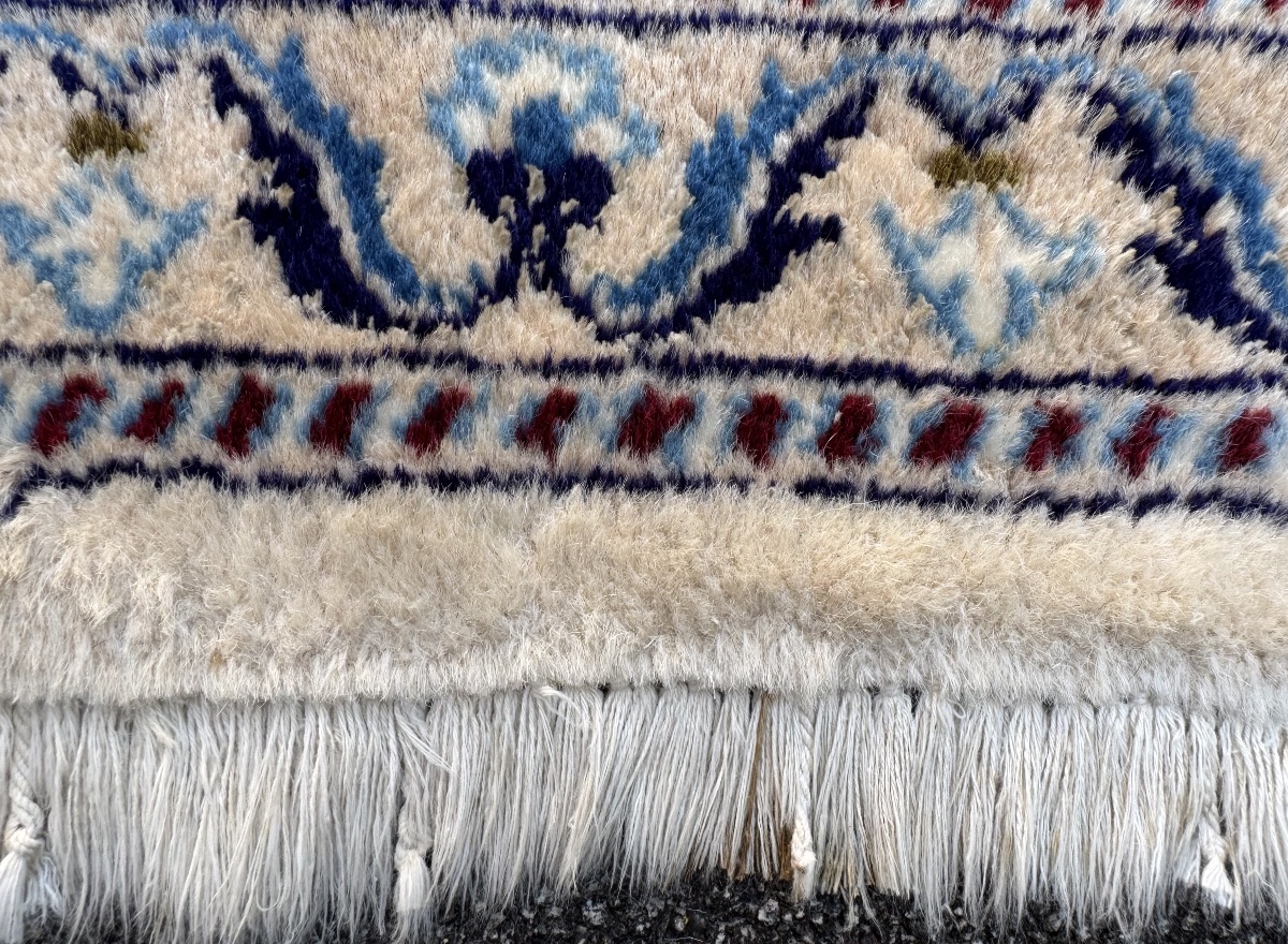 Persian Rug Naïn Wool And Silk 300x200 Cm-photo-7