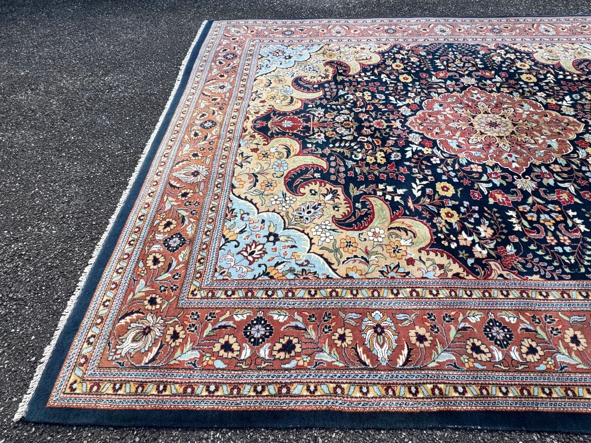 Carpet Tabriz Indo-persian 368x275 Cm-photo-2