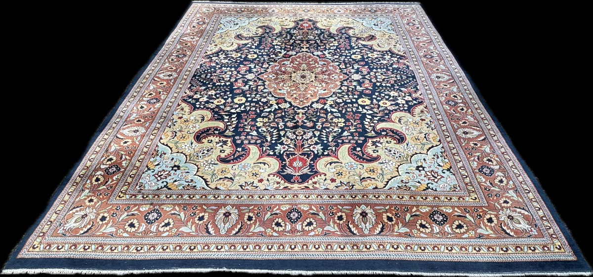 Carpet Tabriz Indo-persian 368x275 Cm-photo-1