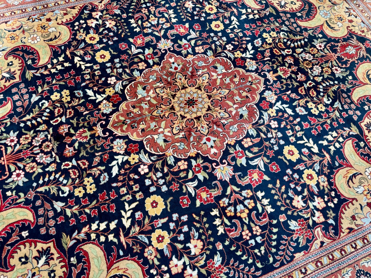 Carpet Tabriz Indo-persian 368x275 Cm-photo-2