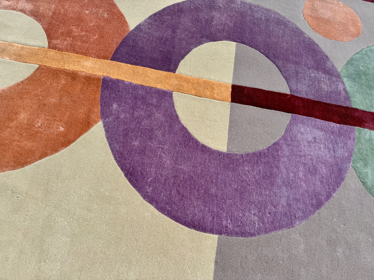 Contemporary Hand-tufted Tencel Rug, 300x200 Cm-photo-4