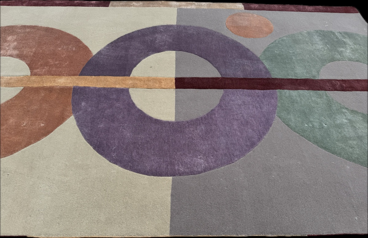 Contemporary Hand-tufted Tencel Rug, 300x200 Cm-photo-2