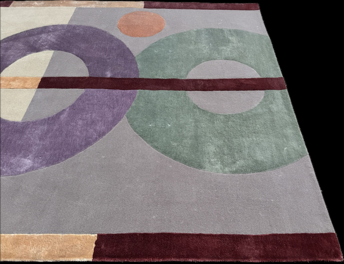 Contemporary Hand-tufted Tencel Rug, 300x200 Cm-photo-3