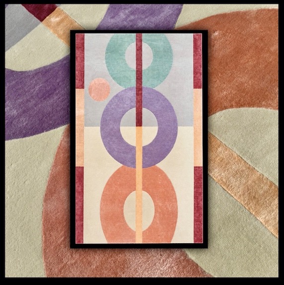 Contemporary Hand-tufted Tencel Rug, 300x200 Cm