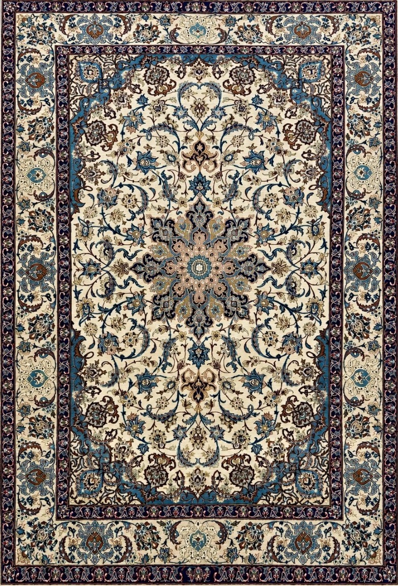 Tapis persan Ispahan 177x110 cm-photo-2
