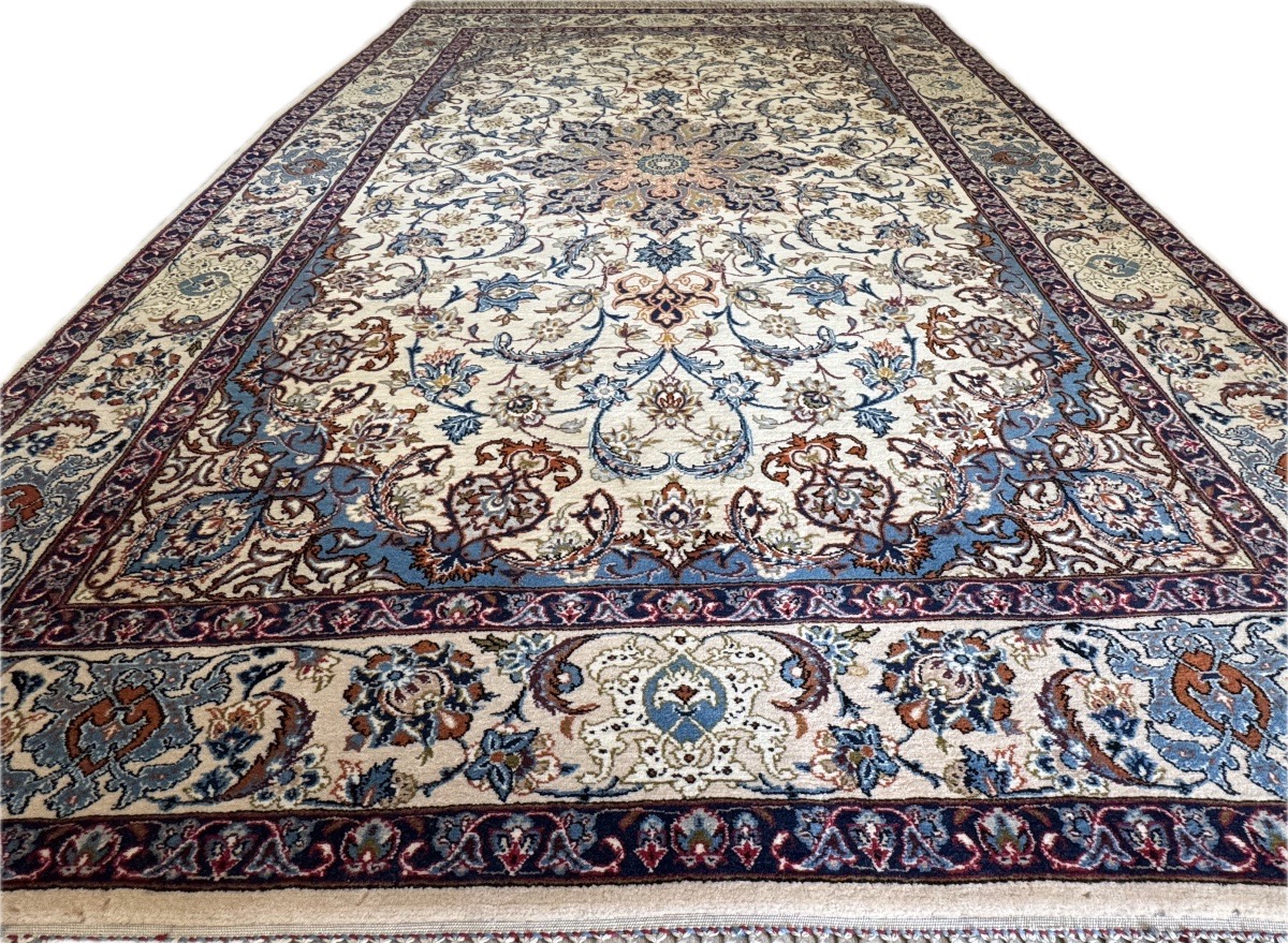 Tapis persan Ispahan 177x110 cm-photo-3