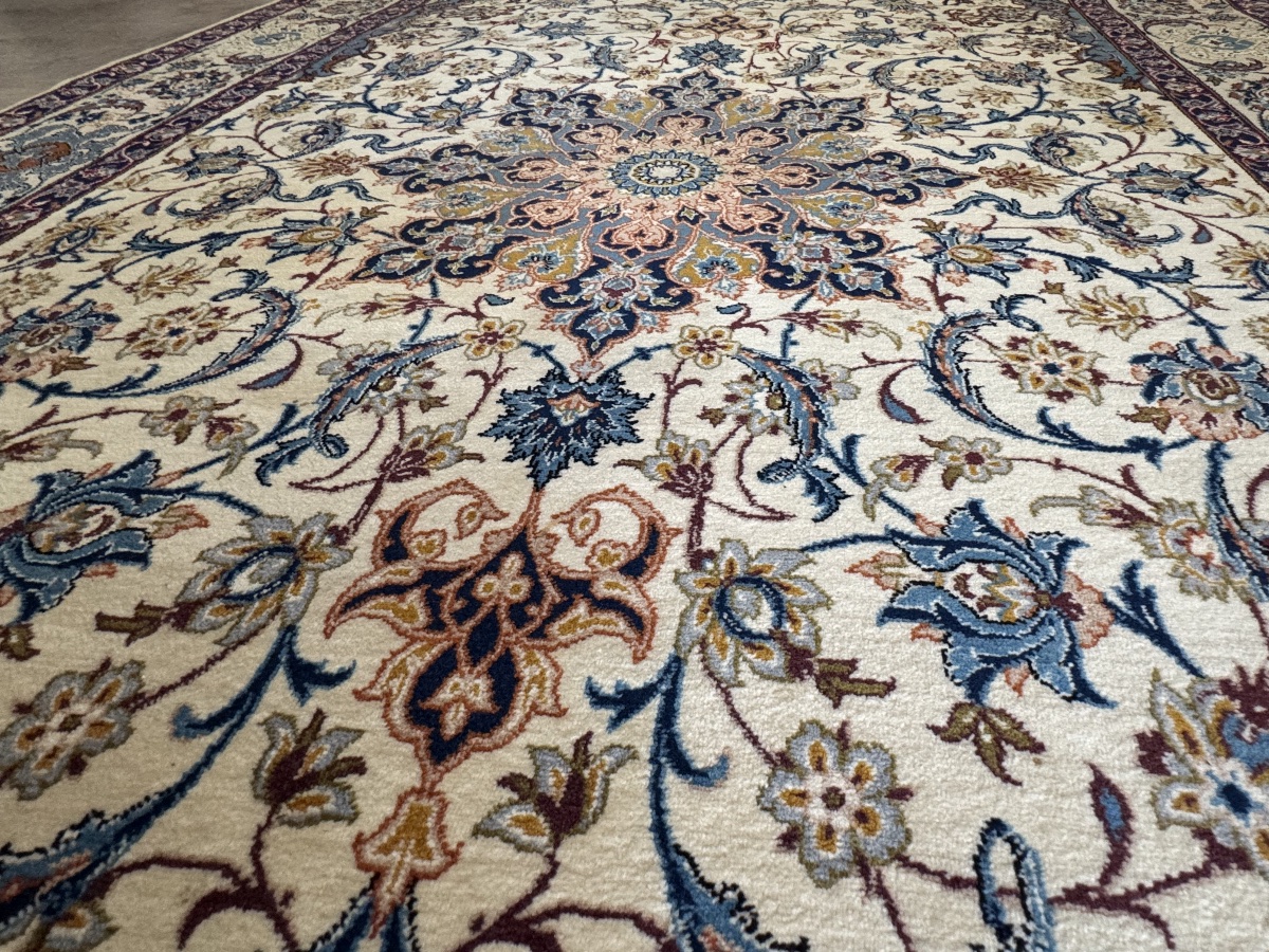 Tapis persan Ispahan 177x110 cm-photo-7
