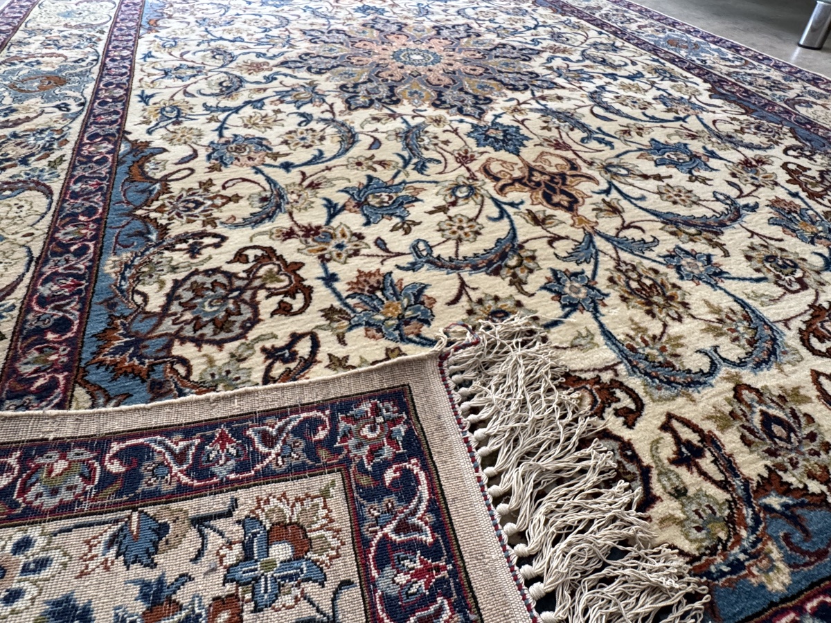 Tapis persan Ispahan 177x110 cm-photo-8