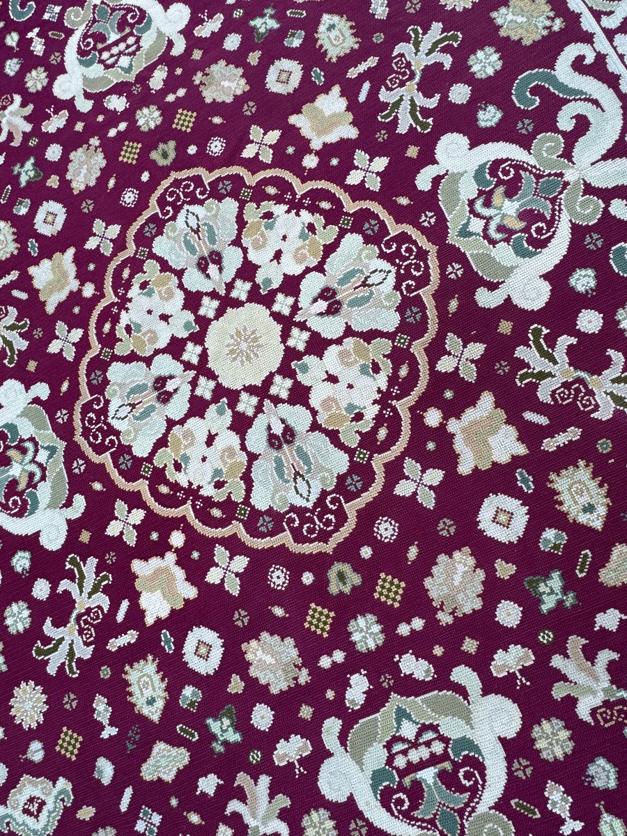 Tapis portugais d’Arraiolos – XXᵉ siècle 320x240 cm-photo-1
