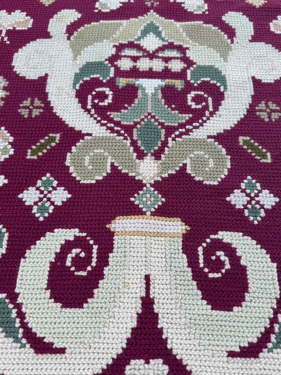 Tapis portugais d’Arraiolos – XXᵉ siècle 320x240 cm-photo-4
