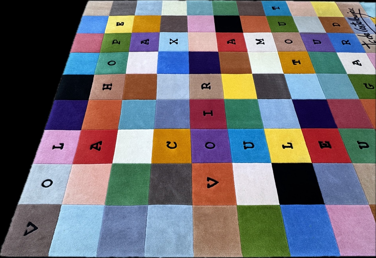 TAPIS "27 JOURS D'AMOUR"  JC DE CASTELBAJAC 240x180 cm-photo-1