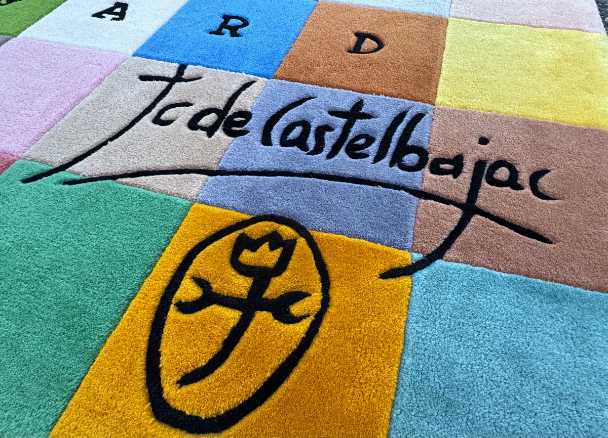 TAPIS "27 JOURS D'AMOUR"  JC DE CASTELBAJAC 240x180 cm-photo-8