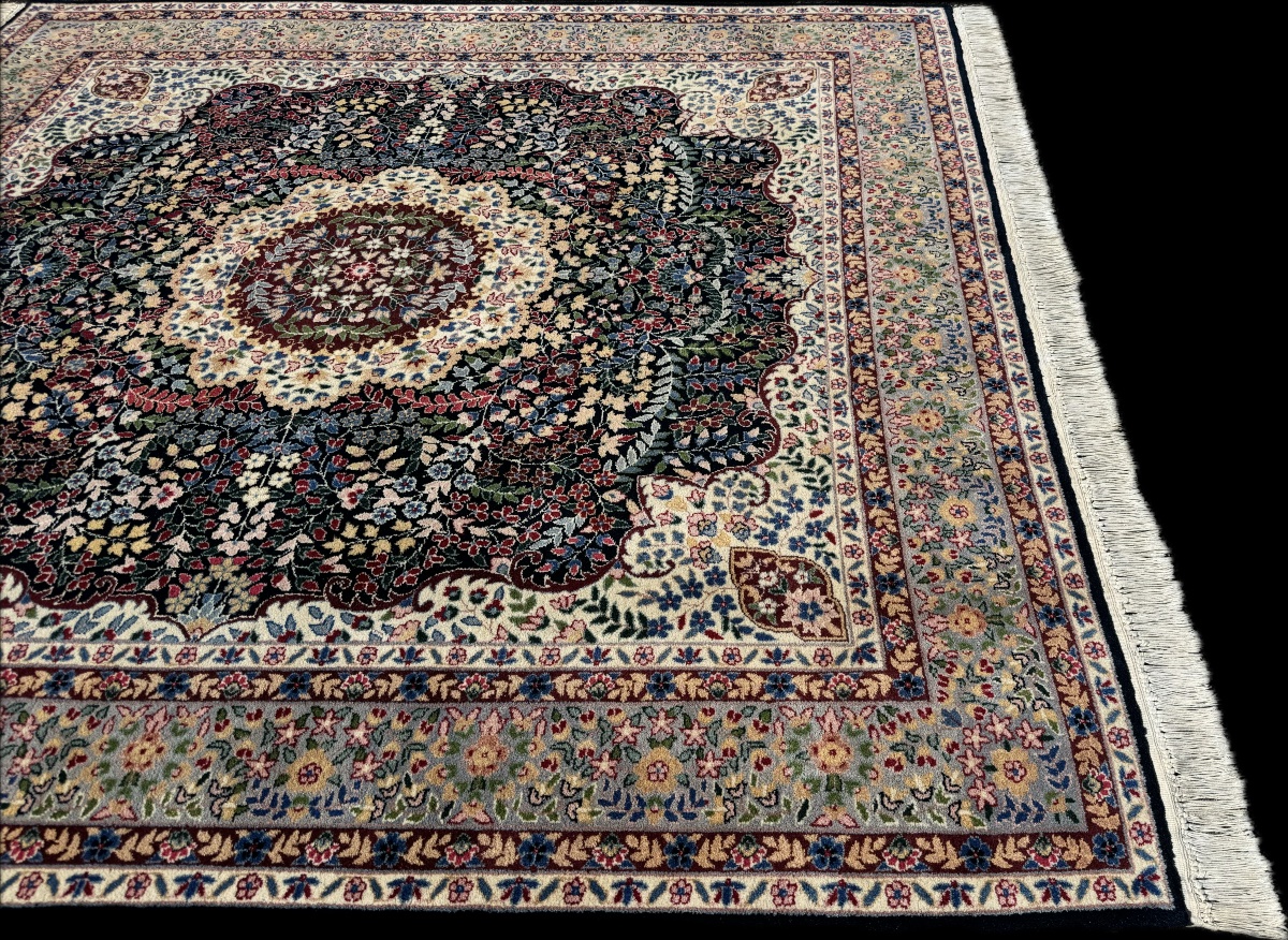 Indo-kirman Rug  215x215 Cm-photo-4
