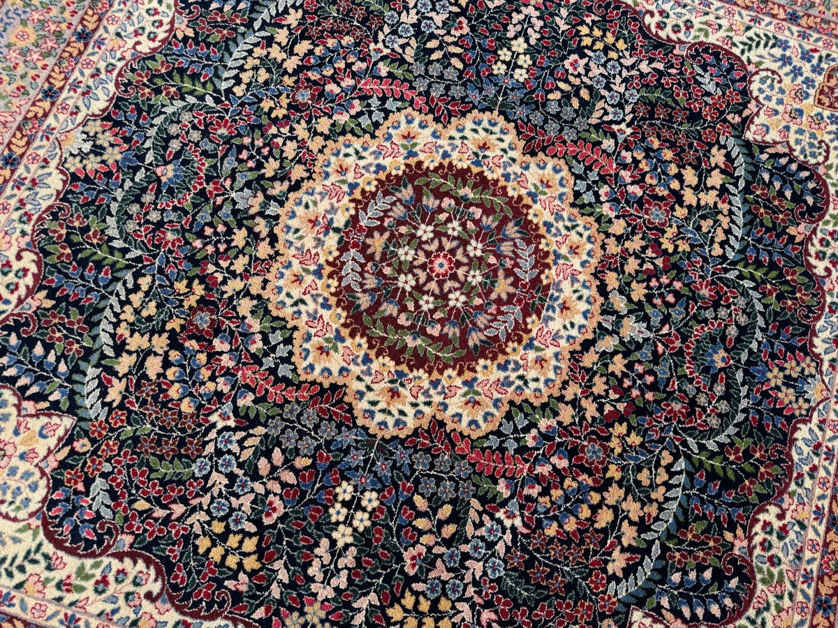 Indo-kirman Rug  215x215 Cm-photo-6