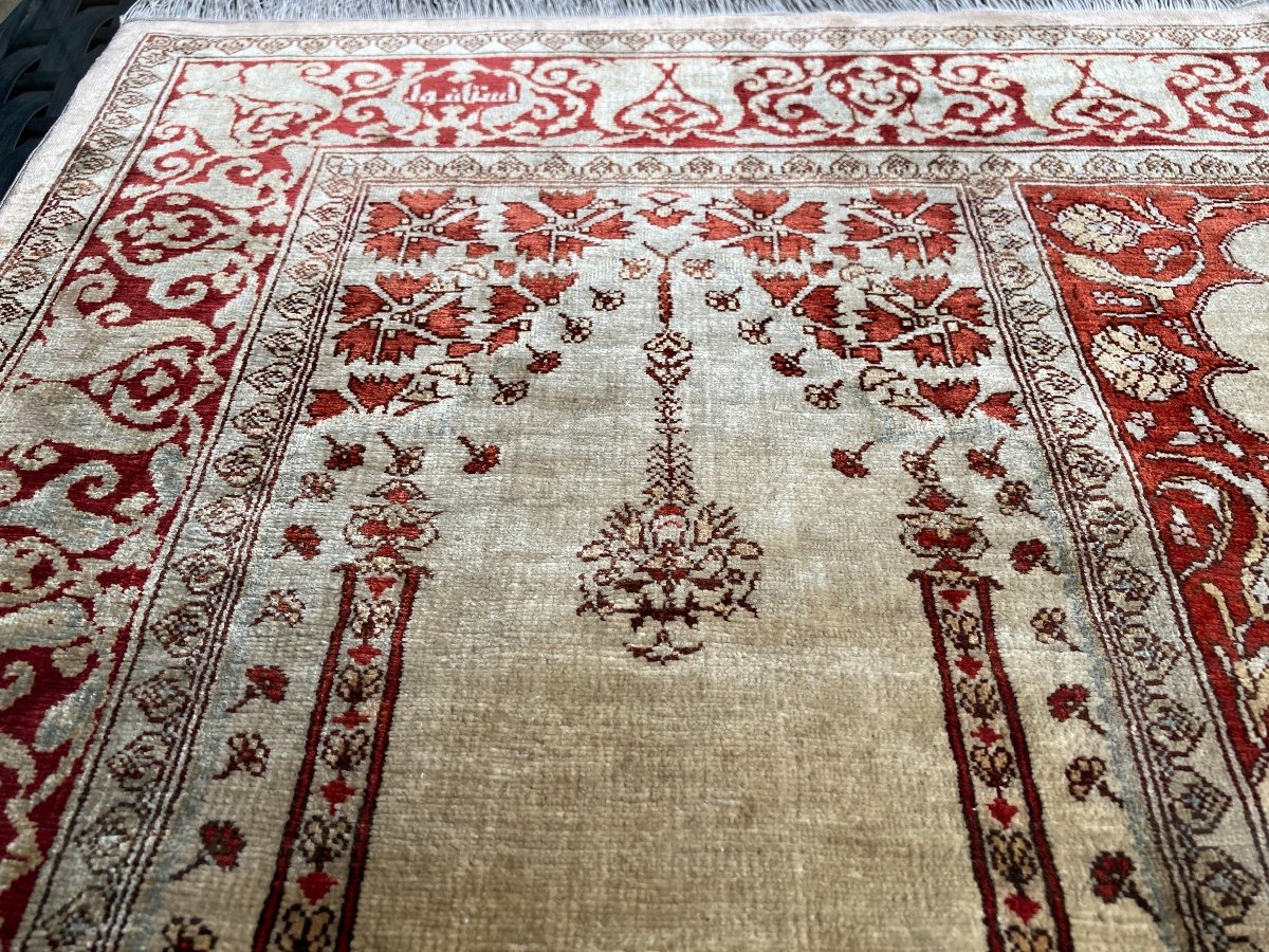 Tapis Istanbul En Soie Sign&eacute; -photo-4