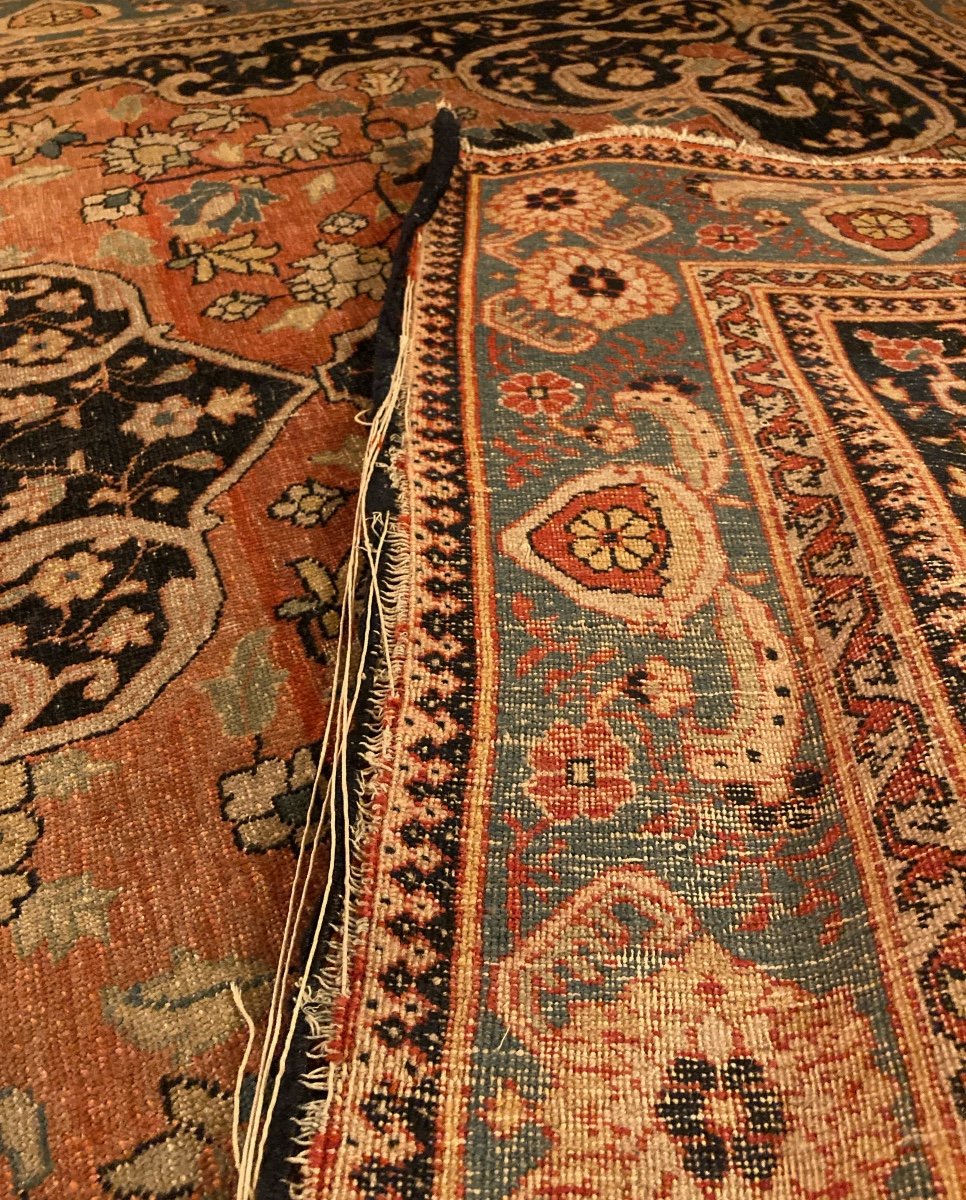 Tapis Persan Sarough Ferahan Ancien Vers 1920-photo-4