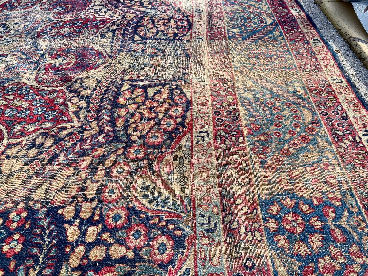 Ancien Tapis Persan Kirman-photo-3