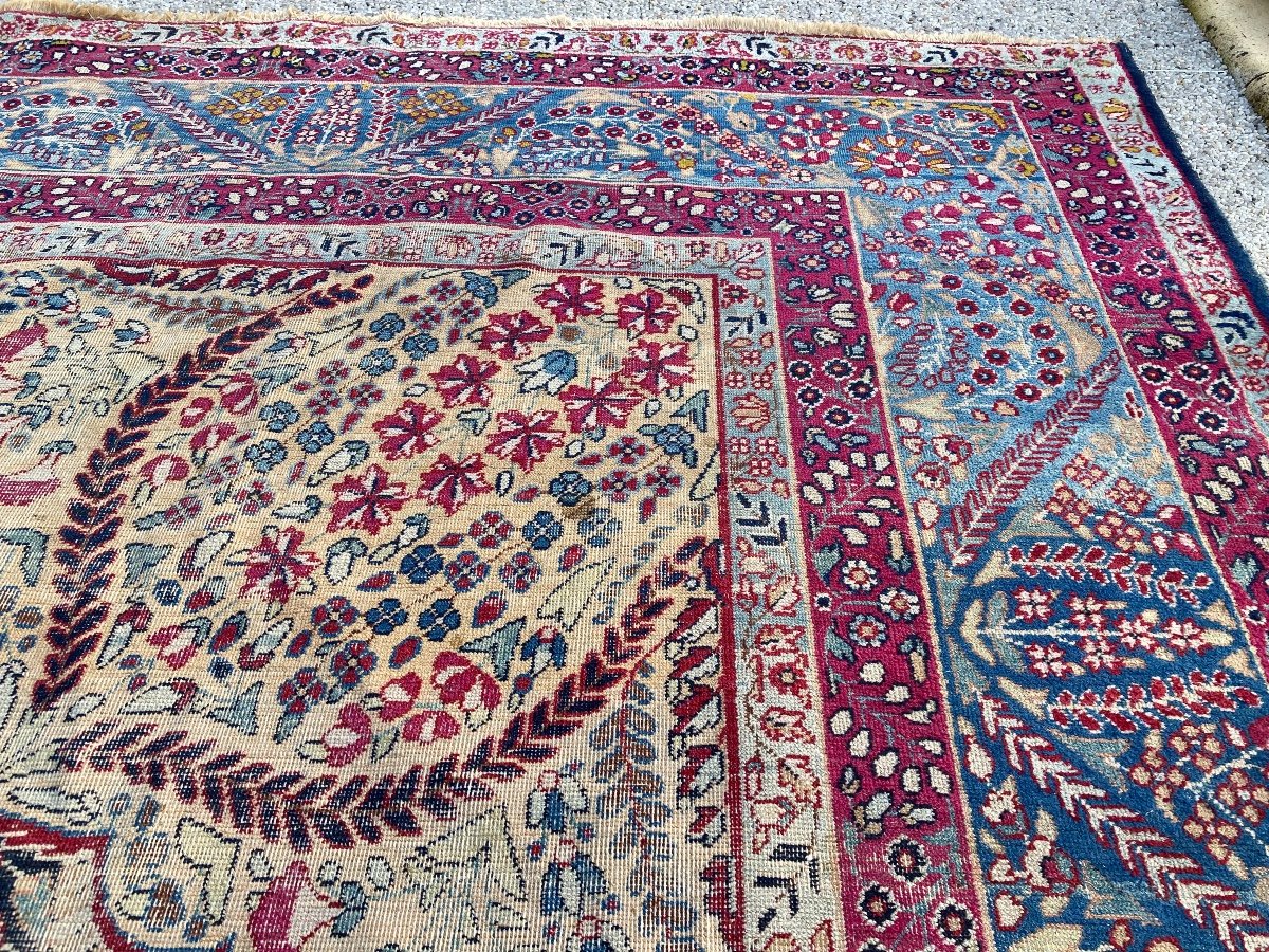 Ancien Tapis Persan Kirman-photo-7