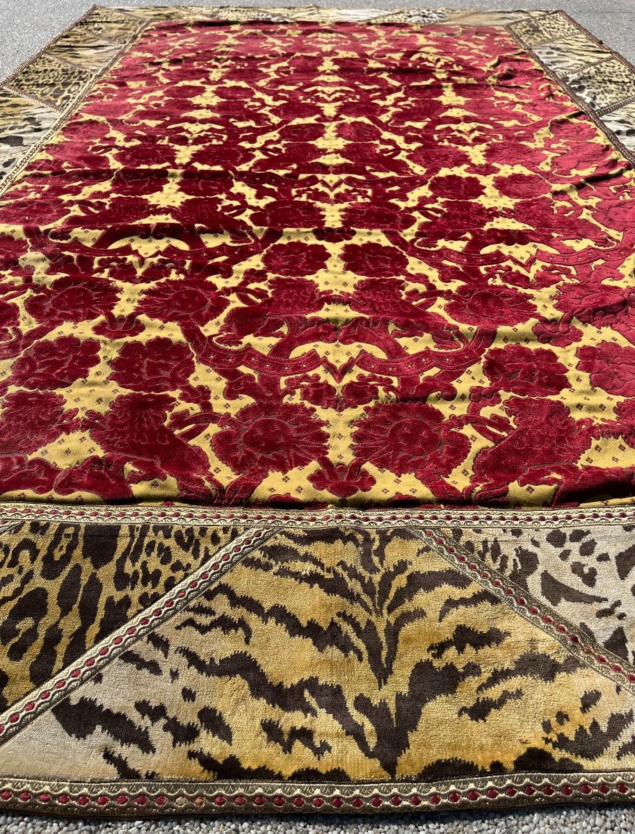 Genoa Velvet / Embroidery / Fabric /  Rug / Modern Work-photo-2