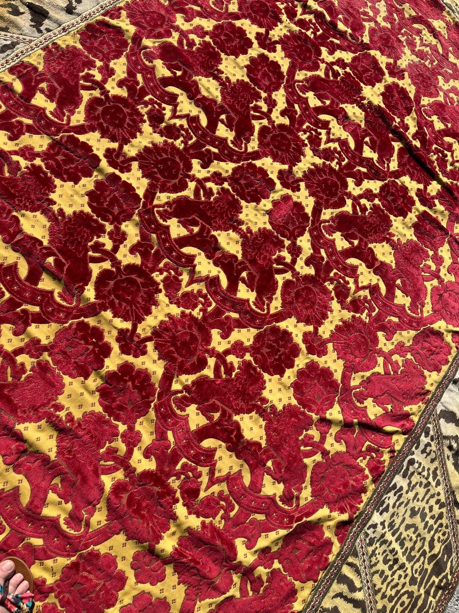 Genoa Velvet / Embroidery / Fabric /  Rug / Modern Work-photo-3