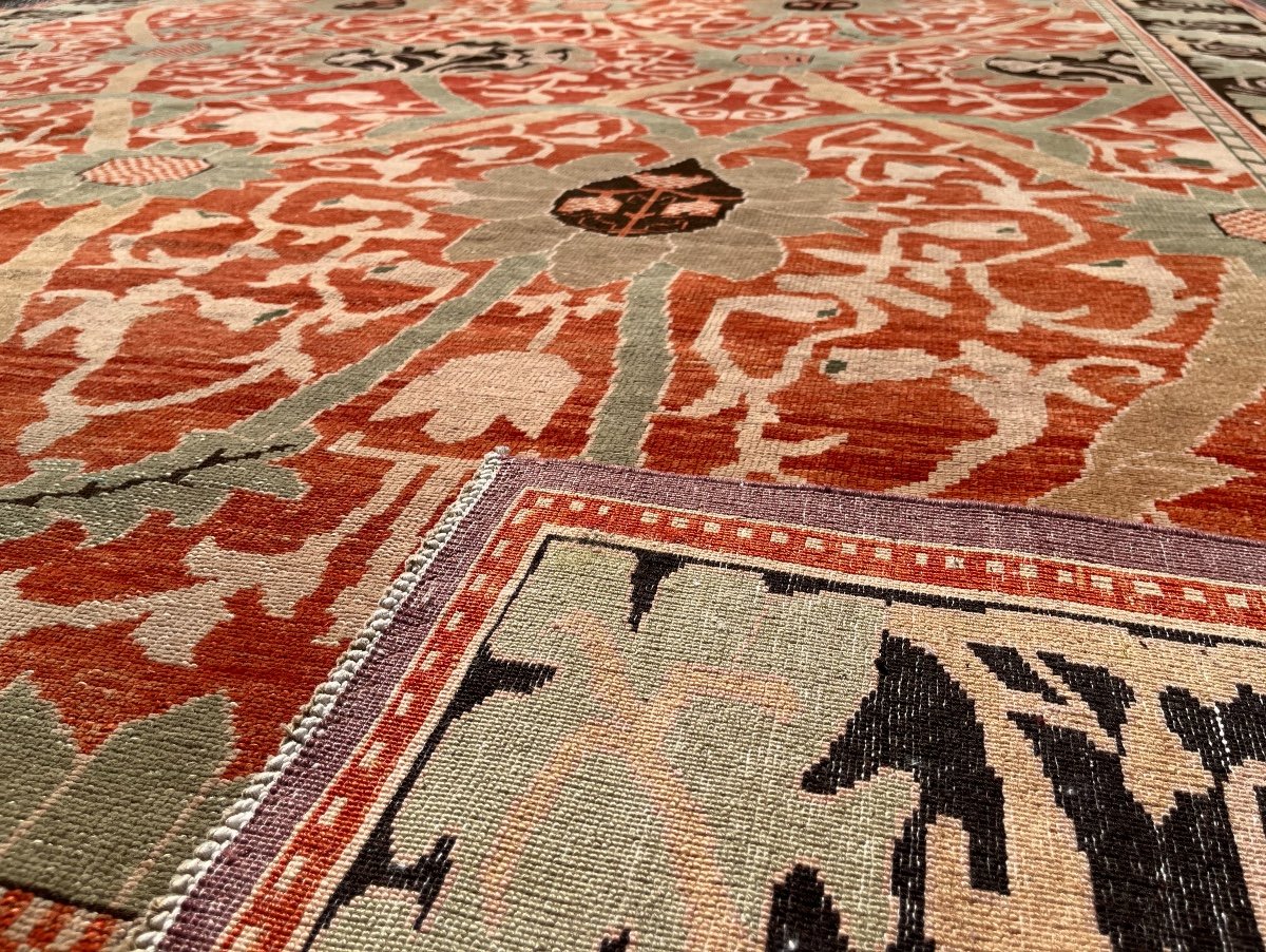 Indian Floral Carpet After William Morris-photo-4