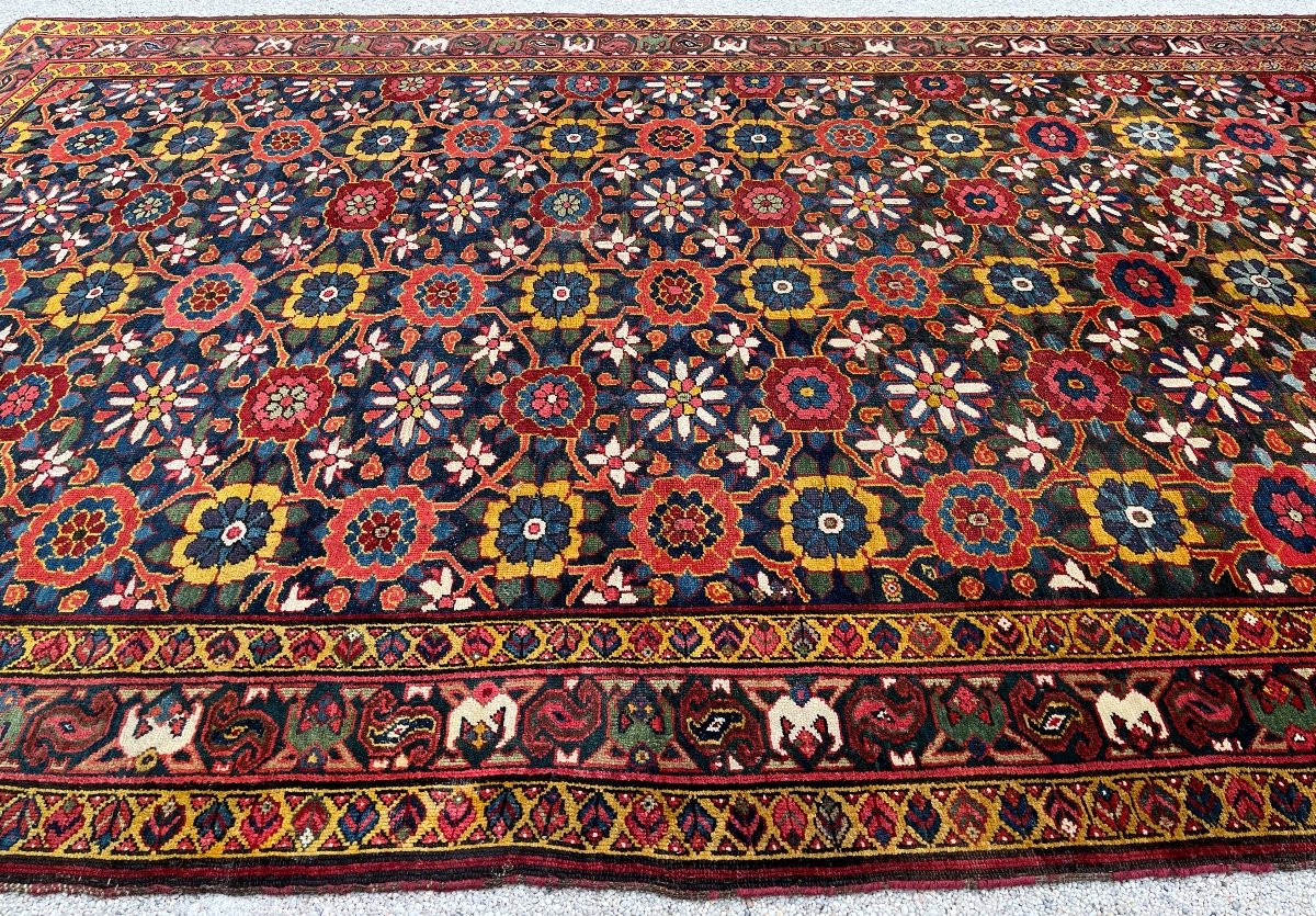 Elégant Tapis Véramine. Mina-khani Design  Iran Vers 1880-photo-3