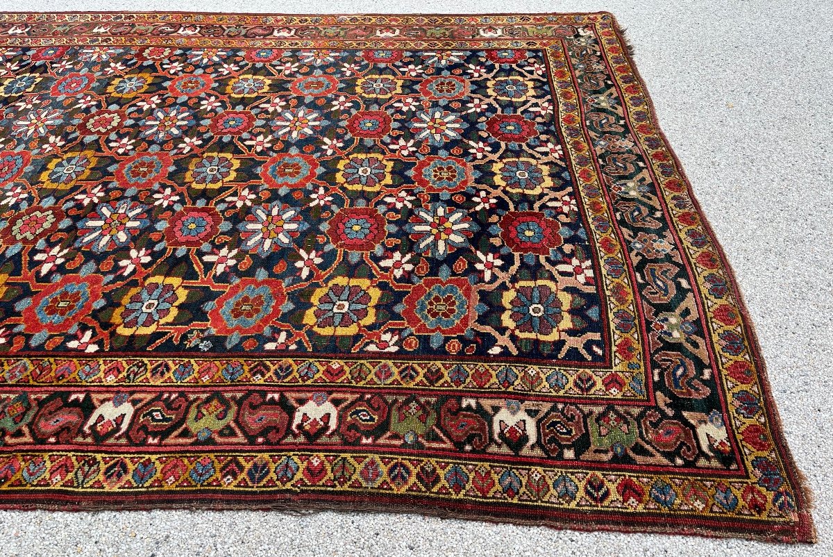 Elégant Tapis Véramine. Mina-khani Design  Iran Vers 1880-photo-5