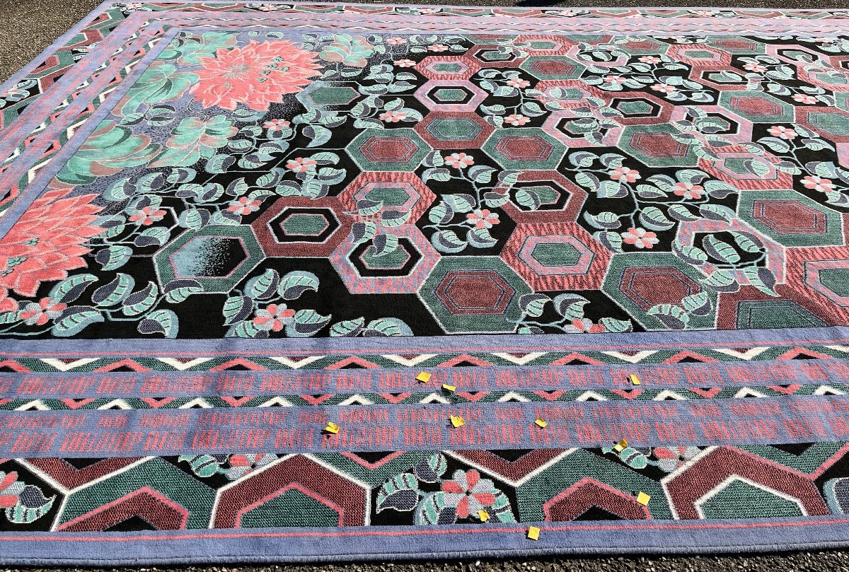 Tapis  Intemporel Art Déco d'Iinspiration du Célèbre Artiste William Morris-photo-7