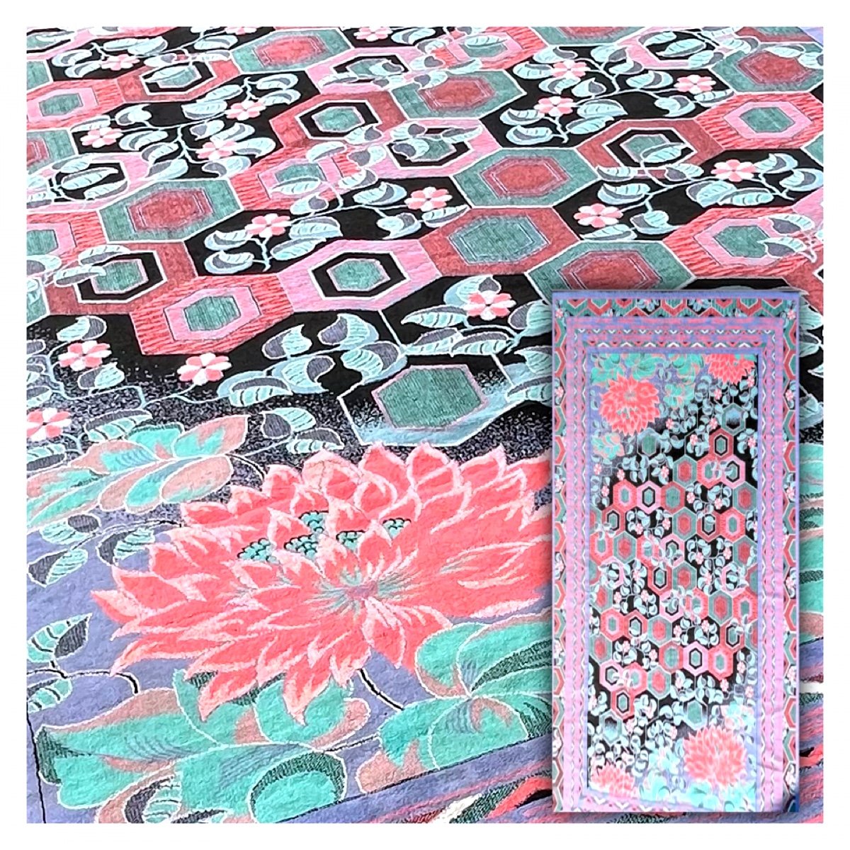 Timeless Art Deco  Rug Inspired By Famous Artist William Morris